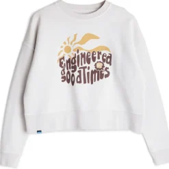 Damen Crew Crop Pullover