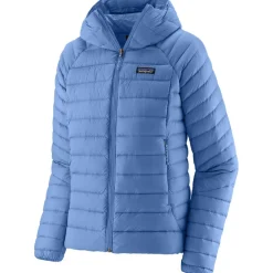 Damen Down Sweater Hoodie Jacke