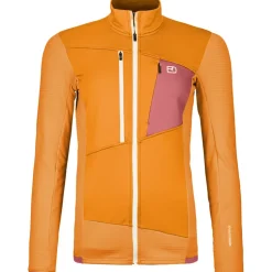 Damen Fleece Grid Jacke