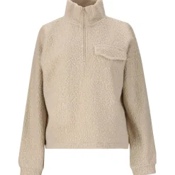 Damen Florrie Sherpa Half Zip Pullover