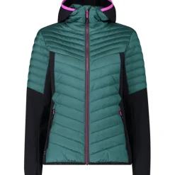 Damen Hybrid Hoodie Jacke