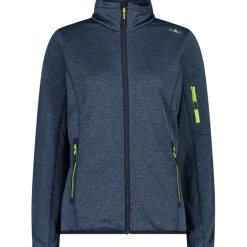 Damen Knitted Mesh Jacke