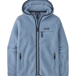 Damen Pile Retro Hoodie Jacke