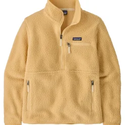 Damen Pile Retro Marsupial Pullover