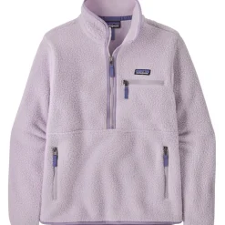 Damen Pile Retro Marsupial Pullover