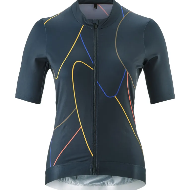 Damen Road Jersey Print Trikot