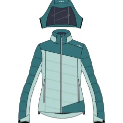 Damen Zip Hoodie Jacke