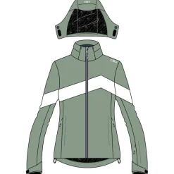 Damen Zip Hoodie Jacke