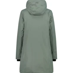 Damen Zip Hoodie Mantel