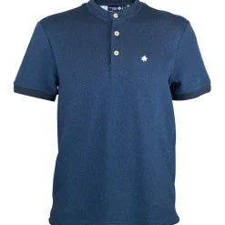 Herren Edelweiß Feinstrick Polo T-Shirt