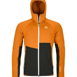 Herren Fleece Rib Hoodie Jacke