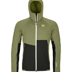 Herren Fleece Rib Hoodie Jacke