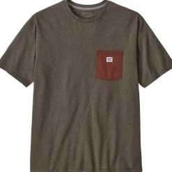 Herren Shop Sticker Pocket Responsibili T-Shirt