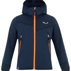 Kinder Agner Melange Hoodie Jacke