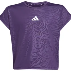 Kinder Animal Print Crop T-Shirt