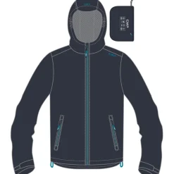 Kinder Boys Rain Hoodie Jacke